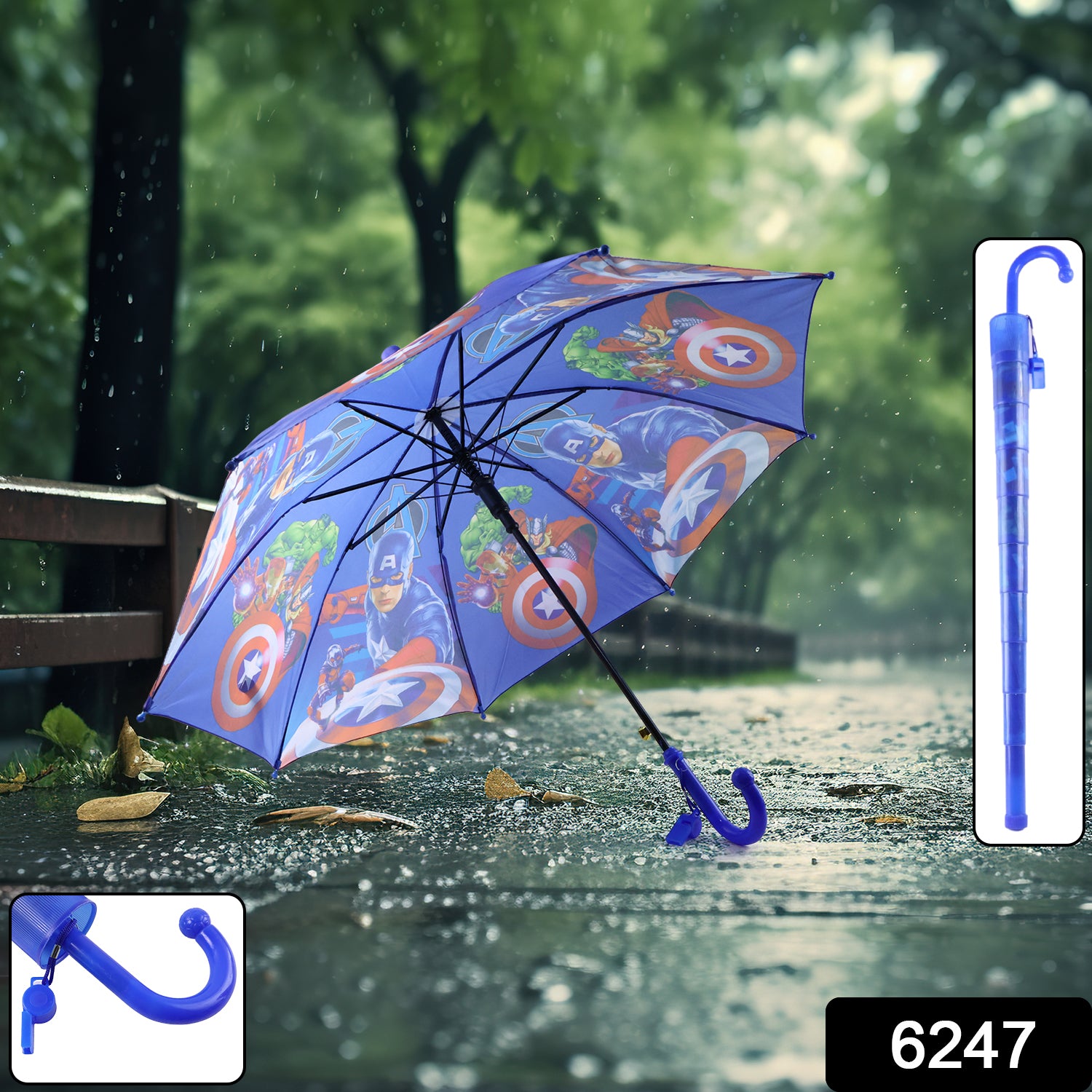 6247 Umbrella With Handle And Lightweight Safety Round Plastic Cap 6247 Umbrella With Handle And Lightweight Safety Round Plastic Cap